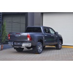 Bara de protectie spate Toyota Hilux 15-Prezent- ARP TITANIC Negru - Chrome - imagine 7