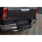 Bara de protectie spate Toyota Hilux 15-Prezent- ARP TITANIC Negru - Chrome - imagine 6