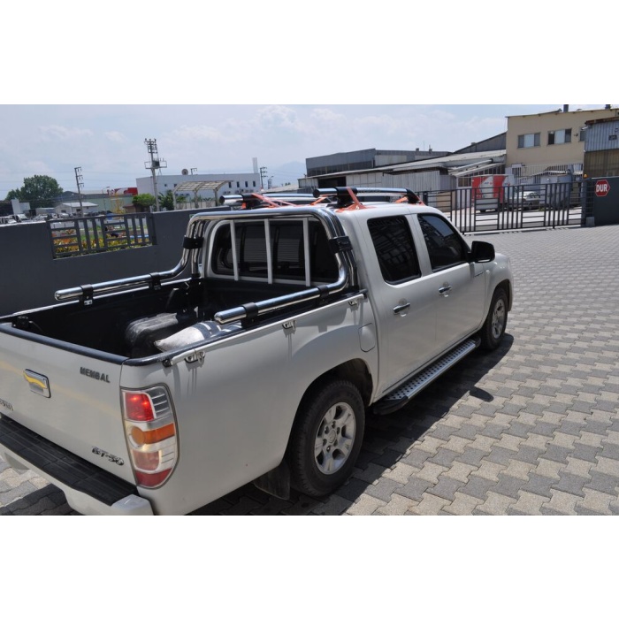 Rollbar Mazda BT50 99-06 din otel inoxidabil - ARP AHTAPOT, chrome - imagine 4