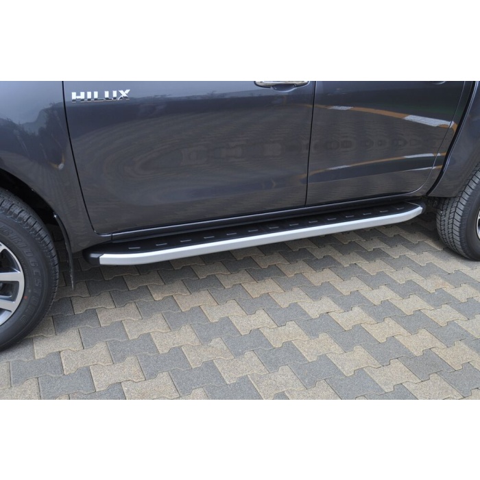 Praguri Laterale Toyota Hilux 15 -> - ARP Newstar Grey - imagine 9