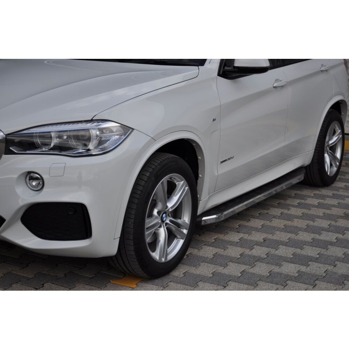 Praguri Laterale BMW X5 14 -> - ARP Newstar Chrome - imagine 5