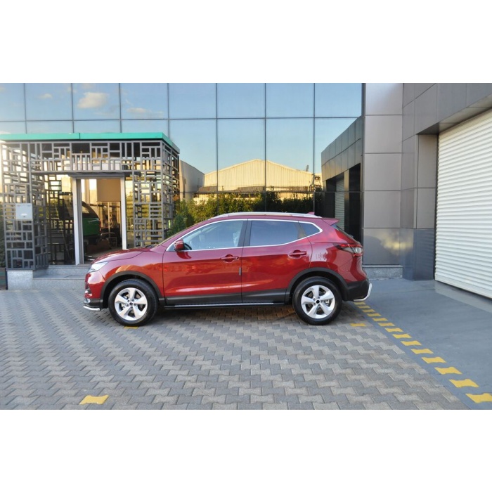 Praguri laterale Nissan Qashqai 17-Prezent - ARP KURE Negru - Chrome - imagine 4