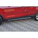 Praguri laterale Nissan Qashqai 17-Prezent - ARP KURE Negru - Chrome - imagine 6