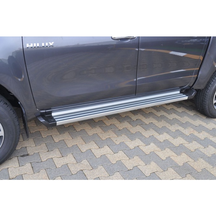 Praguri Laterale Toyota Hilux 15 -> - ARP Ronesans Silver - imagine 4
