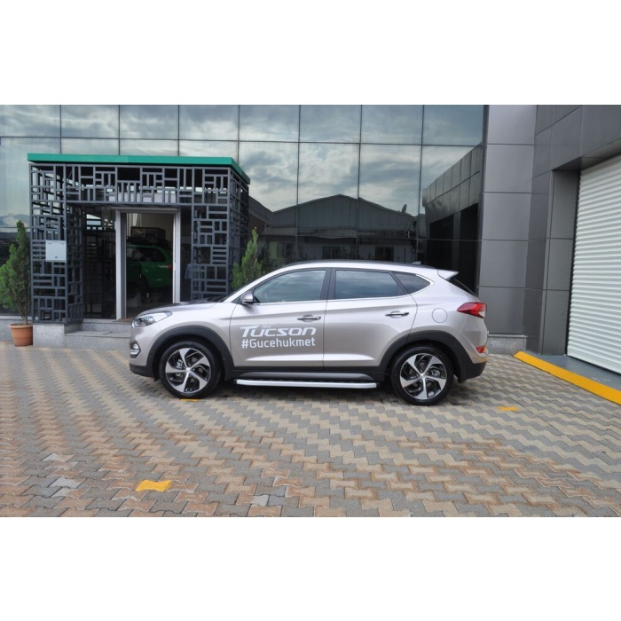 Praguri Laterale Hyundai Tucson 15 -> - ARP Newstar Grey - imagine 12