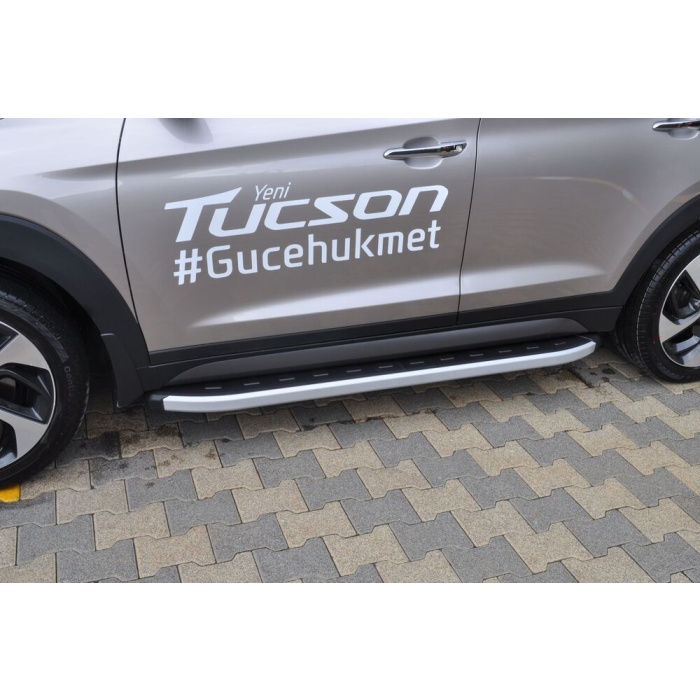 Praguri Laterale Hyundai Tucson 15 -> - ARP Newstar Grey - imagine 7