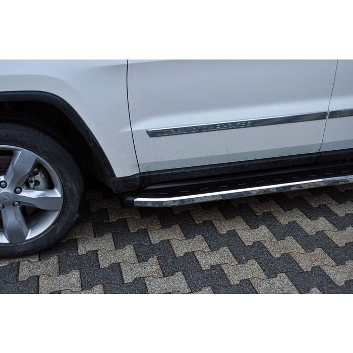 Praguri Laterale Jeep Grand Cherokee 12 -> - ARP Newstar Chrome - imagine 9