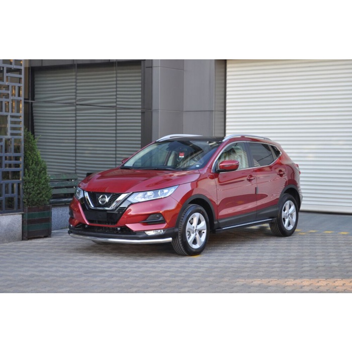 Bara protectie fata Nissan Qashqai 17-Prezent ┬á- ARP TETRI, Chrome - imagine 4