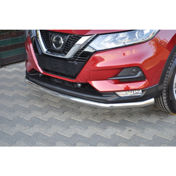 Bara protectie fata Nissan Qashqai 17-Prezent ┬á- ARP TETRI, Chrome - imagine 3