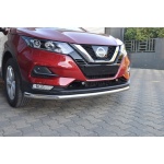 Bara protectie fata Nissan Qashqai 17-Prezent ┬á- ARP TETRI, Chrome - imagine 5
