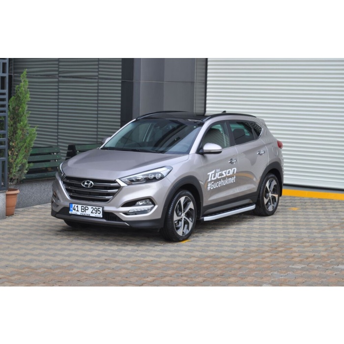 Praguri Laterale Hyundai Tucson 15 -> - ARP Newstar Grey - imagine 9
