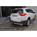 Kit Bara de protectie spate Toyota Rav 4 13-15 - ARP Mars Chrome - imagine 5