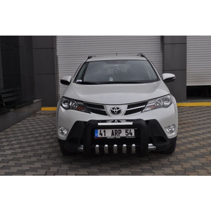 BullBar fata Toyota Rav 4 13-15 - ARP ATLAS, Negru - Chrome - imagine 2