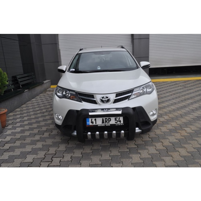 BullBar fata Toyota Rav 4 13-15 - ARP ATLAS, Negru - Chrome - imagine 7