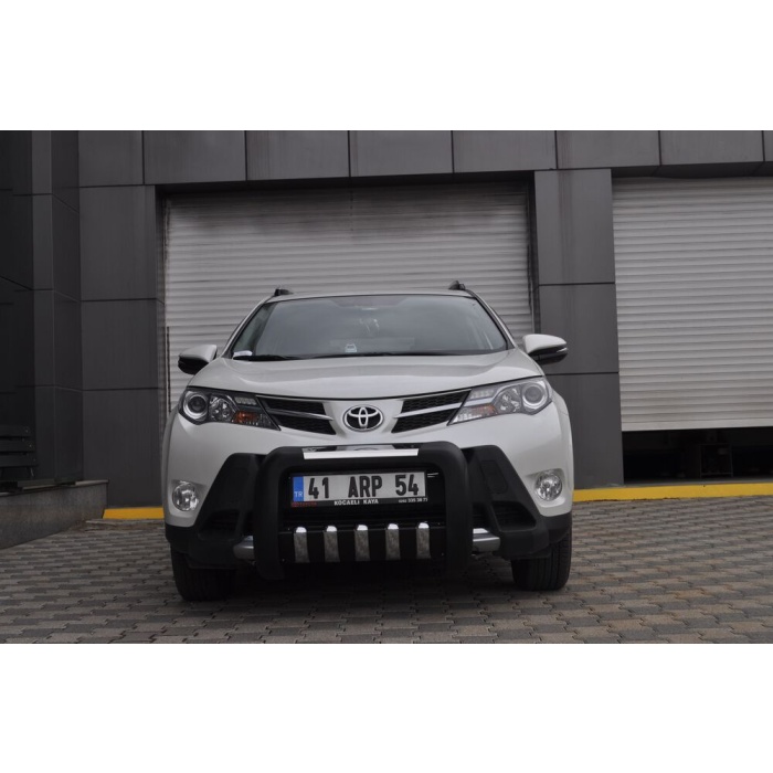 BullBar fata Toyota Rav 4 13-15 - ARP ATLAS, Negru - Chrome - imagine 9