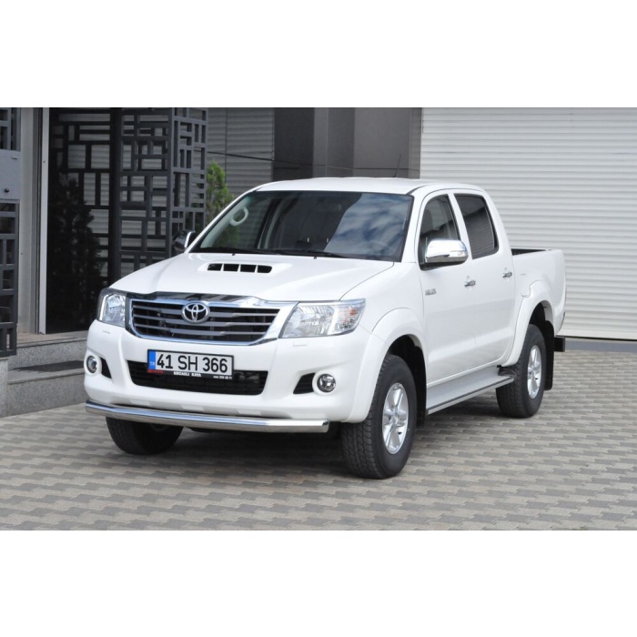 Bara protectie fata Toyota Hilux Vigo 12-14 - ARP TETRI, Chrome - imagine 6