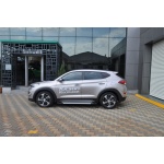 Praguri Laterale Hyundai Tucson 15 -> - ARP Artemis Silver - imagine 8