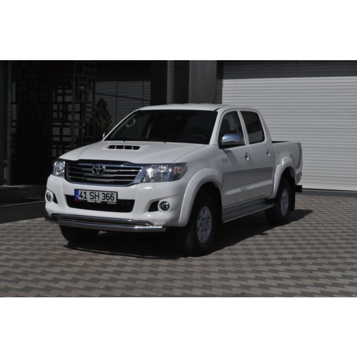 Bara protectie fata Toyota Hilux Vigo 12-14 - ARP ARROW, Chrome - imagine 5