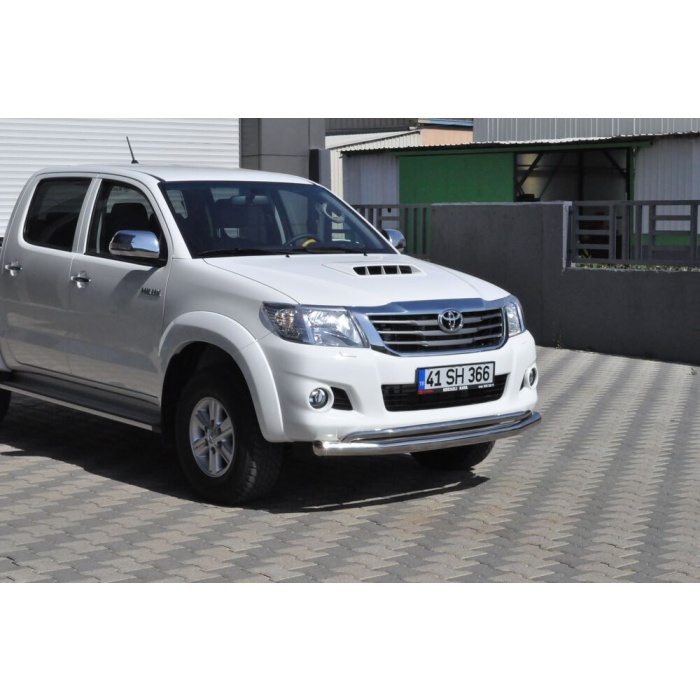Bara protectie fata Toyota Hilux Vigo 12-14 - ARP ARROW, Chrome - imagine 3