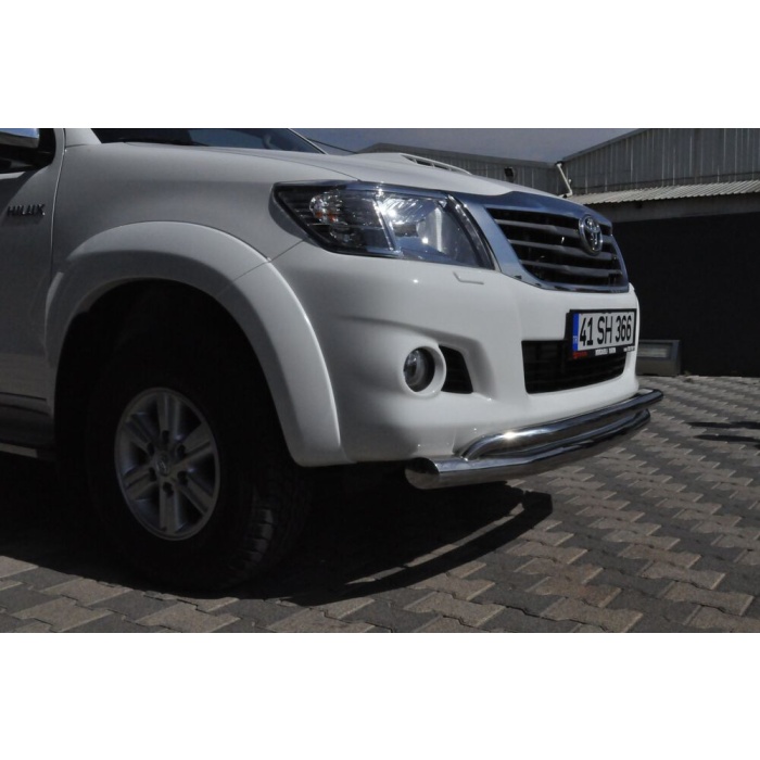 Bara protectie fata Toyota Hilux Vigo 12-14 - ARP ARROW, Chrome - imagine 4