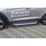 Praguri Laterale Hyundai Tucson 15 -> - ARP Artemis Silver - imagine 15