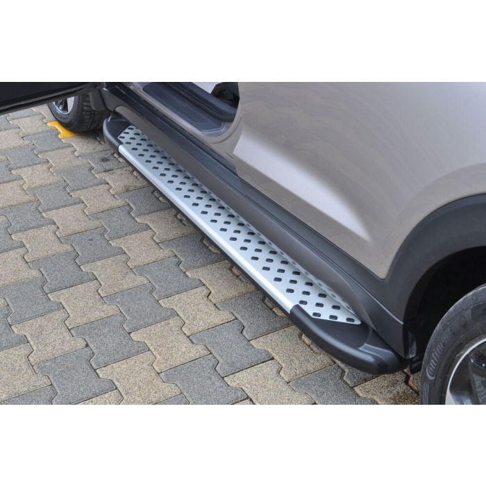 Praguri Laterale Hyundai Tucson 15 -> - ARP Artemis Silver - imagine 18