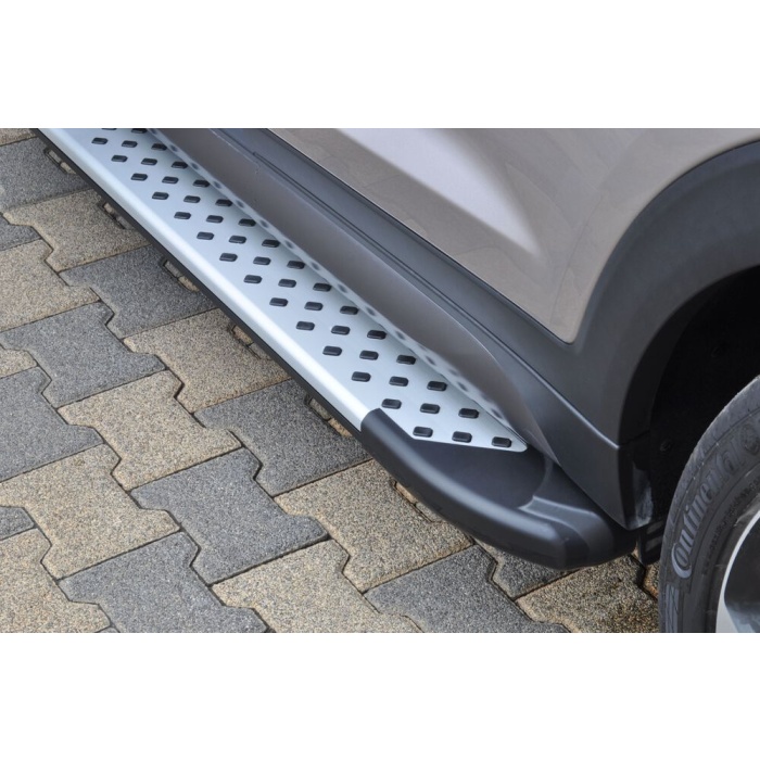 Praguri Laterale Hyundai Tucson 15 -> - ARP Artemis Silver - imagine 11