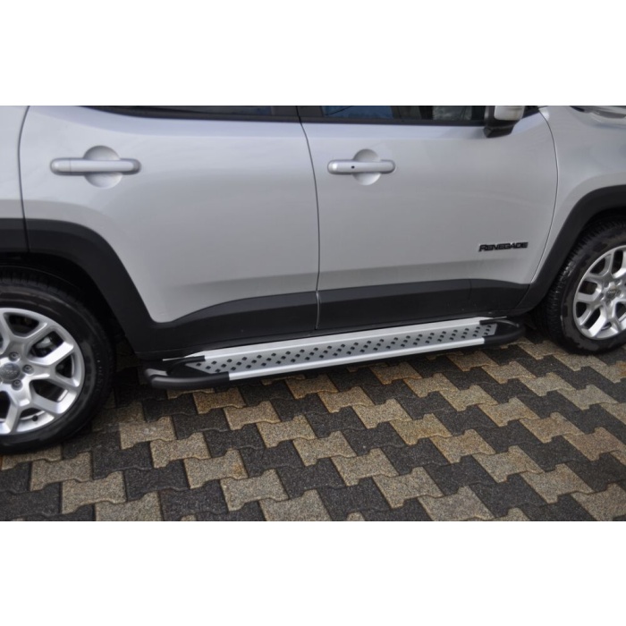 Praguri Laterale Jeep Renegate 15 -> - ARP Artemis Silver - imagine 15