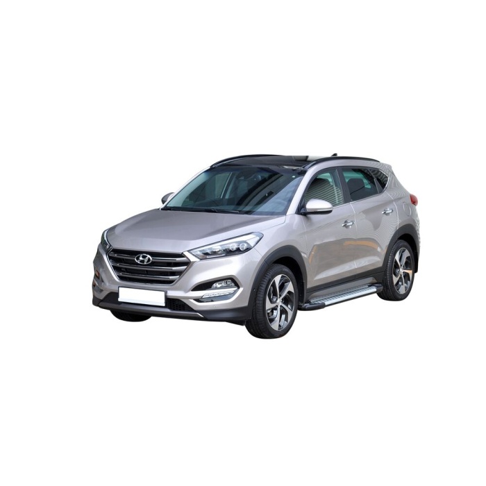 Praguri Laterale Hyundai Tucson 15 -> - ARP Artemis Silver - imagine 13