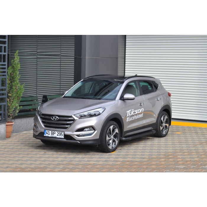 Praguri Laterale Hyundai Tucson 15 -> - ARP Artemis Black - imagine 7