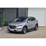 Praguri Laterale Hyundai Tucson [15 ->] - ARP Artemis Grey Black - imagine 6
