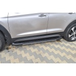 Praguri Laterale Hyundai Tucson [15 ->] - ARP Artemis Grey Black - imagine 8
