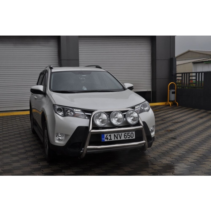 Bullbar fata Toyota RAV 4 [13-15] - ARP KUNGSBACKA, Chrome, cu suporti pentru LEDbar-uri sau Proiectoare - imagine 15