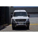 BullBar fata Mercedes Sprinter LWB 14-Prezent - ARP COLT, Chrome - imagine 5