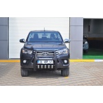 BullBar fata Toyota Hilux 15-Prezent - ARP PASIFIC Negru - Chrome - imagine 4