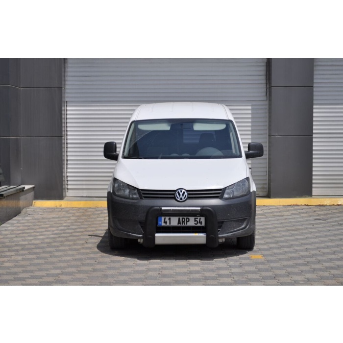 BullBar fata Volkswagen Caddy 11-Prezent ┬á- ARP WINBO, Negru - Chrome - imagine 3