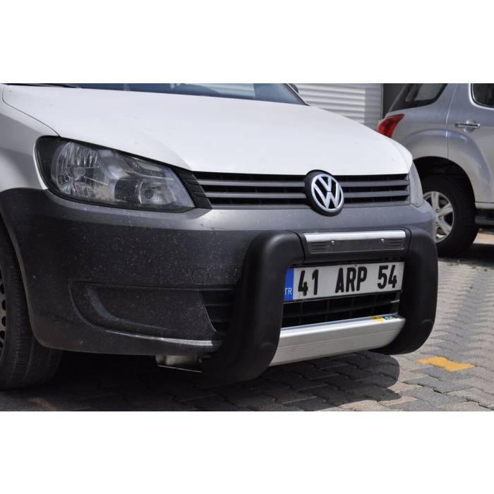 BullBar fata Volkswagen Caddy 11-Prezent ┬á- ARP WINBO, Negru - Chrome - imagine 4