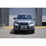 BullBar fata Isuzu MU-X 15-Prezent - ARP PASIFIC Negru - Chrome - imagine 2