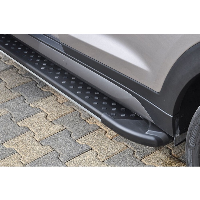 Praguri Laterale Hyundai Tucson [15 ->] - ARP Artemis Grey Black - imagine 9