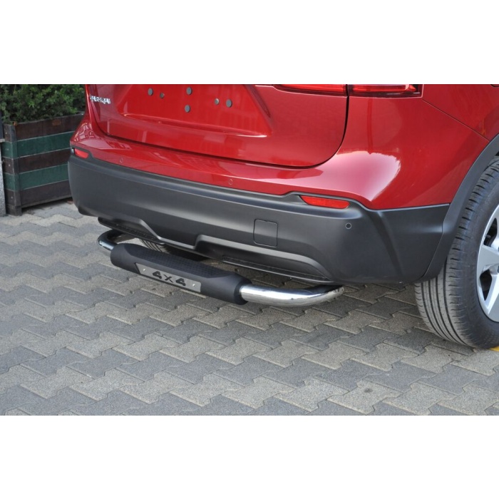 Bara de protectie spate Nissan Qashqai 17-Prezent- ARP TITANIC Negru - Chrome - imagine 2