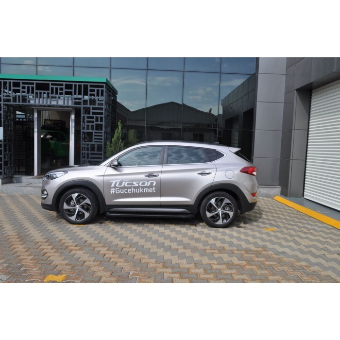 Praguri Laterale Hyundai Tucson 15 -> - ARP Artemis Black - imagine 8