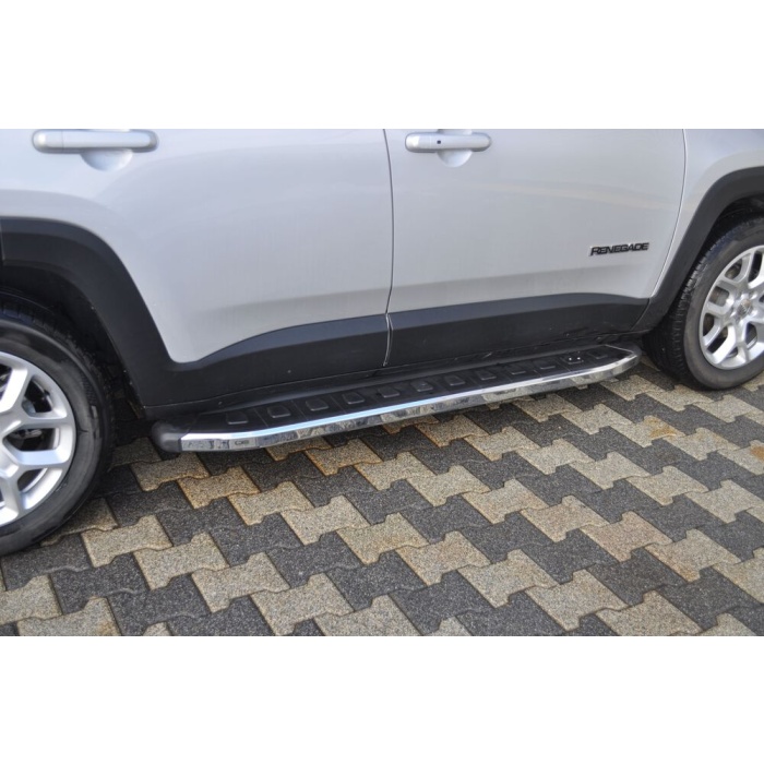 Praguri Laterale Jeep Renegade [15 ->] - ARP Newstar Chrome - imagine 7