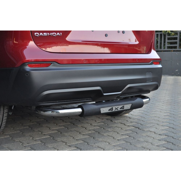 Bara de protectie spate Nissan Qashqai 17-Prezent- ARP TITANIC Negru - Chrome - imagine 3