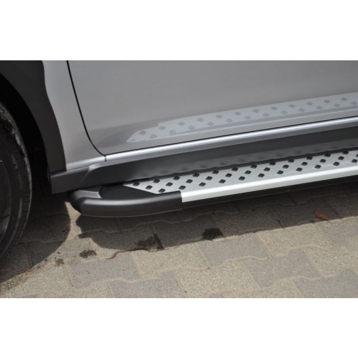 Praguri Laterale Subaru XV 18 -> - ARP Artemis Silver - imagine 12