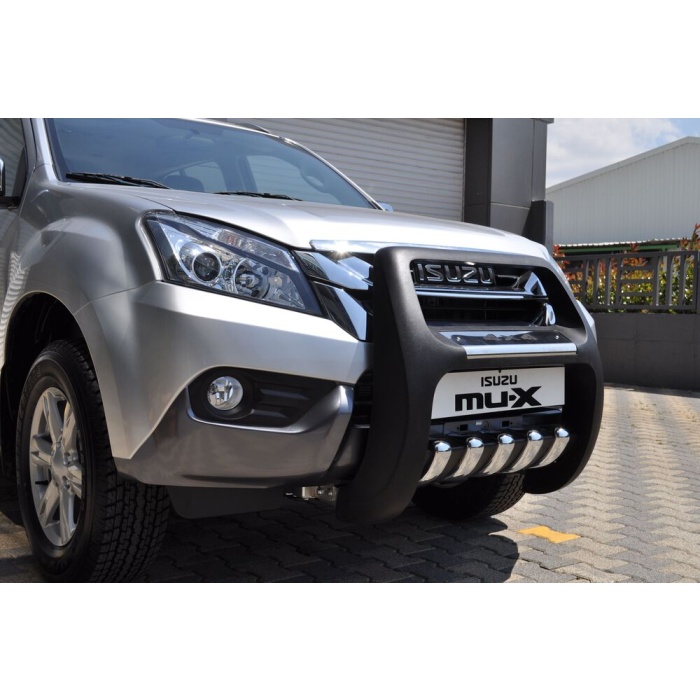BullBar fata Isuzu MU-X 15-Prezent - ARP PASIFIC Negru - Chrome - imagine 4