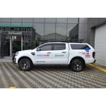 Praguri laterale Ford Ranger 12-13 - ARP PREMIUM Negru - imagine 2