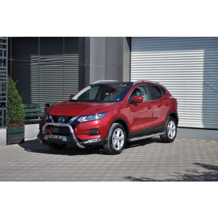 Bullbar fata Nissan QASHQAI [17-Prezent] - ARP AMAZON, Negru - Chrome - imagine 5