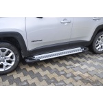Praguri Laterale Jeep Renegate 15 -> - ARP Artemis Silver - imagine 8
