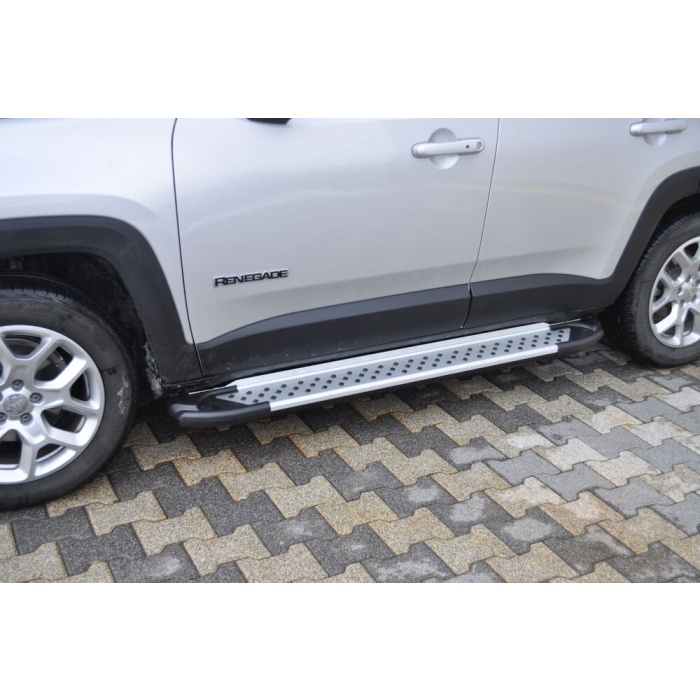 Praguri Laterale Jeep Renegate 15 -> - ARP Artemis Silver - imagine 8