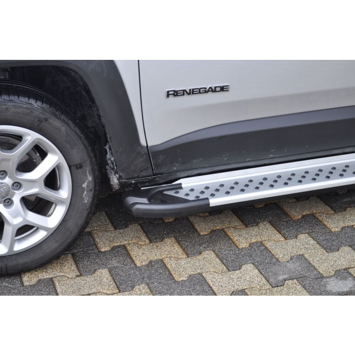 Praguri Laterale Jeep Renegate 15 -> - ARP Artemis Silver - imagine 10